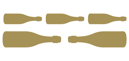 espace pour tous les formats de bouteilles